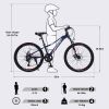 Mountain Bike for Girls and Boys Mountain 24 inch shimano 7-Speed bike